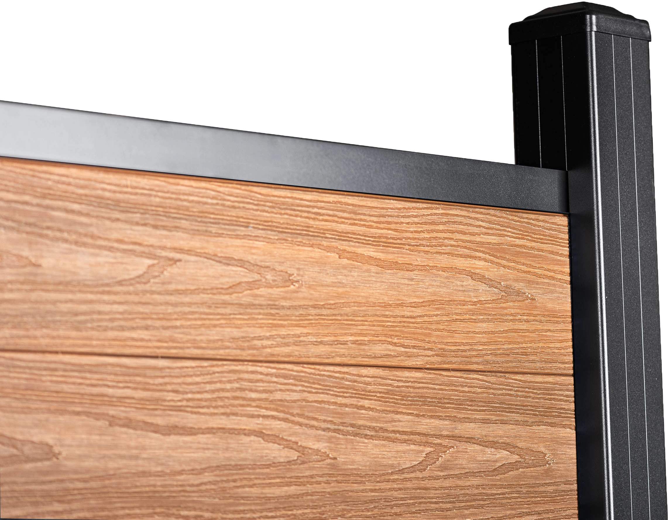 Premium Composiet schutting Teak Houtnerf