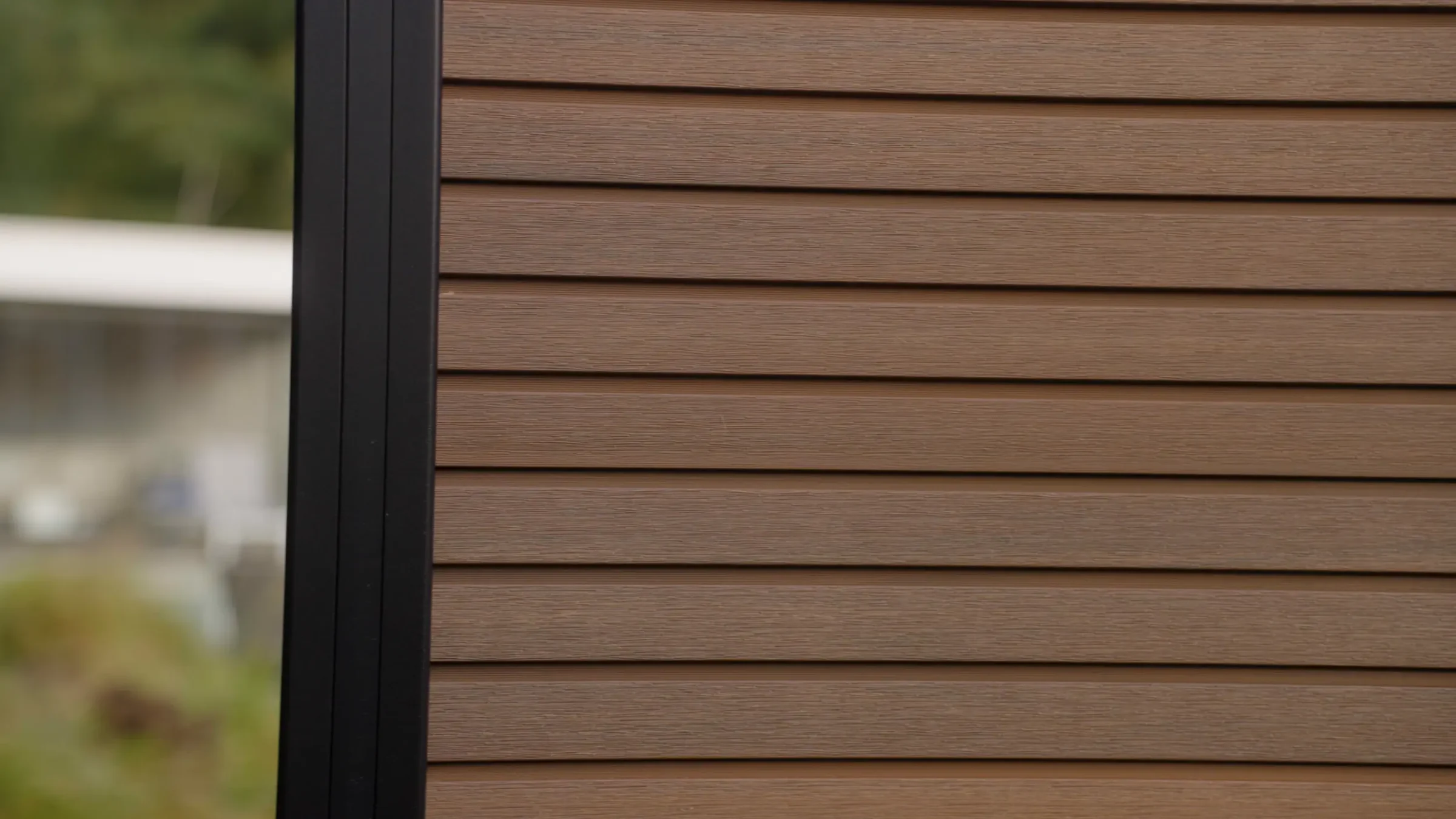 Premium Composiet schutting Teak Rhombus