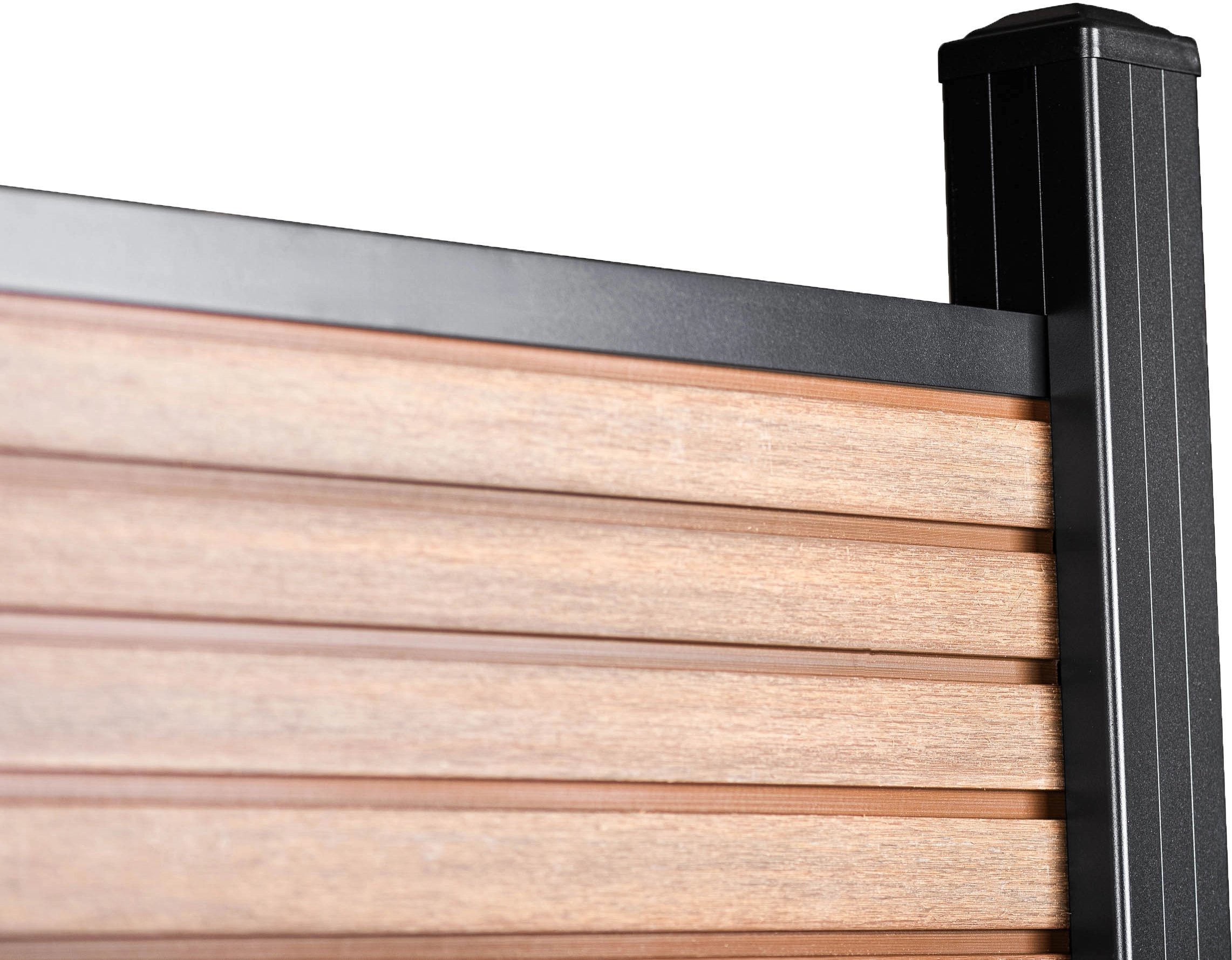 Premium Composiet schutting Teak Rhombus